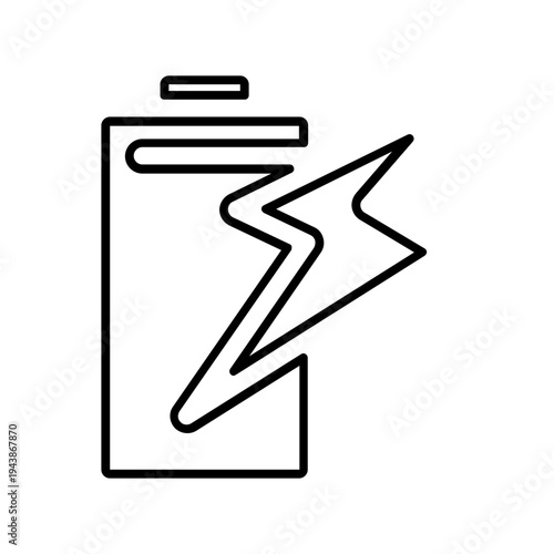 Charging battery icon
