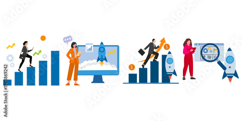 Bussiness Starup Illustration