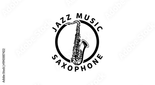 Saxophone instrument for jazz music performance 1.