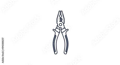 Pliers tool for gripping objects tightly.