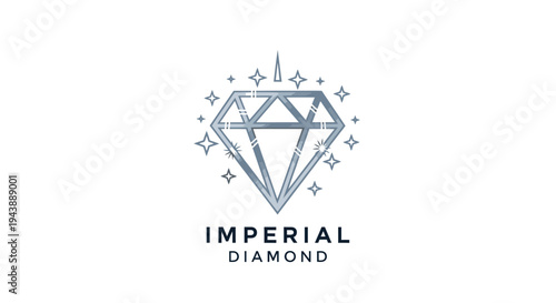 Imperial Diamond Logo Design Template.