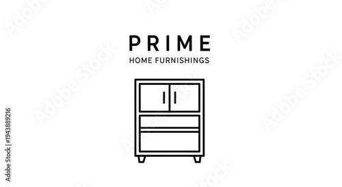 Modern minimalist dresser furniture design.