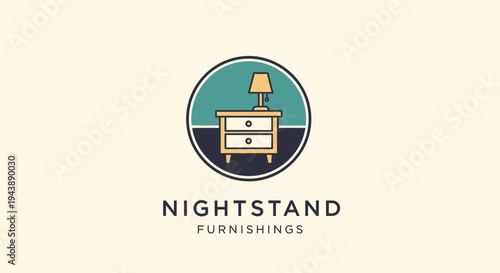 Nightstand Furniture Home Decor Object.