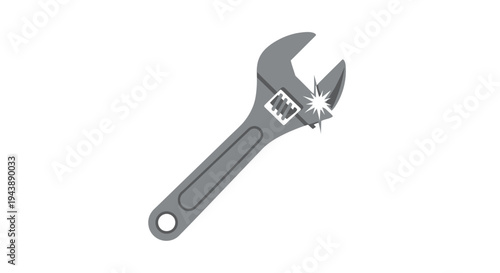 Adjustable wrench tool for gripping 1.