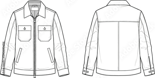 CAD drawing flat vector illustration, bra and panty technical sketch, lingerie underwear fashion design, garments dress, garments cloth template