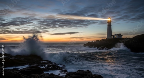 Beacon's Watch: Coastal Storm and the Guiding Light