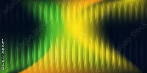 Ripple gradient background design. Modern distortion ripple glass texture effect. Abstract fractal effect ribbed glass texture with vibrant gradients smooth fluted horizontal vector eps10.