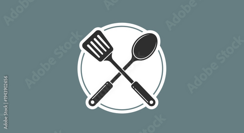 Kitchen Utensils Cooking Tools Icon.