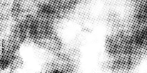 Black-white gradient halftone dots background. Pop art in vector illustration for your creative design