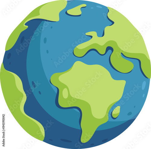 People Hugging Earth Illustration