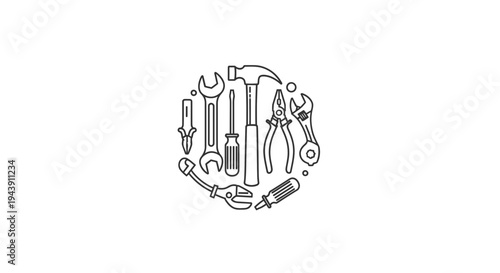 Collection of various hand tools 1.