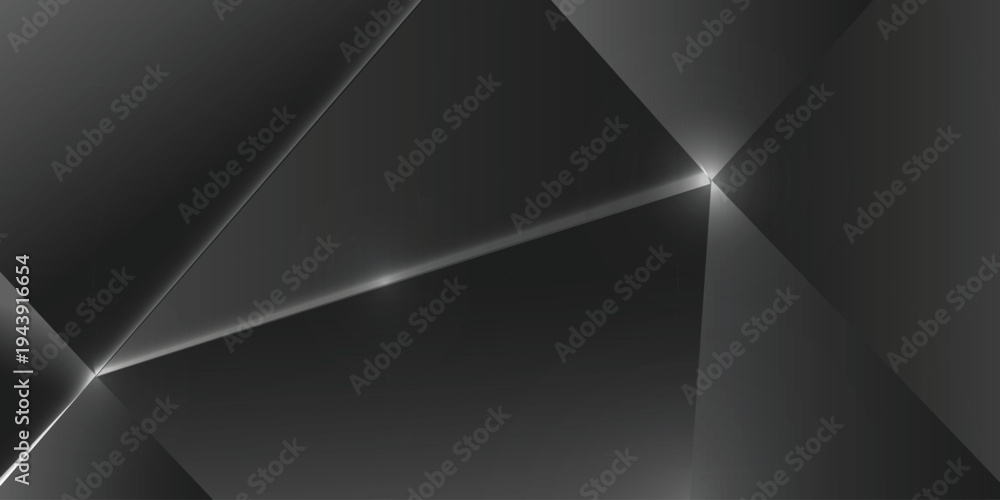 Obraz premium Premium Dark Geometric Abstract Background Design for Modern Website, Banner and Wallpaper Use