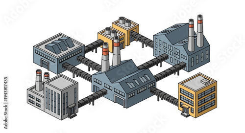 Industrial Factory Production Facility.