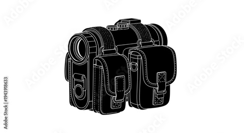 Binoculars with Pouches