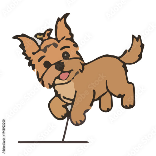 Cute Cartoon Dog Illustration