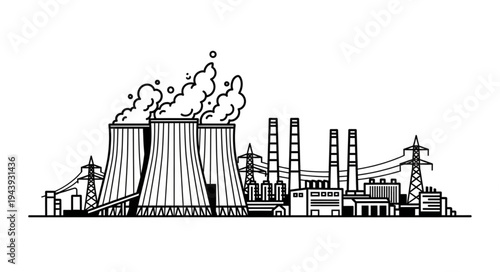 Industrial Power Plant Facility.