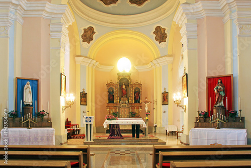 Bild auf Leinwand Parish church of Wounded Jesus in Gradec, Croatia