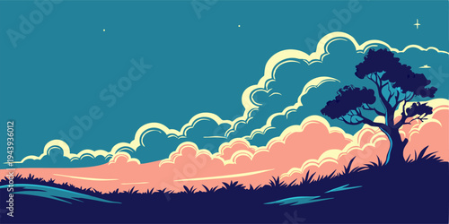 vector illustration of an abstract background