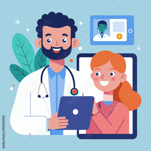 Online medical consultation with a doctor