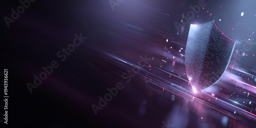 Shield reflecting cyber security protection