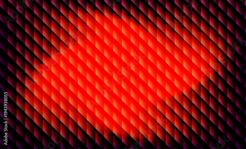 Dynamic red and black gradient stripes with glowing diagonal lines