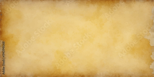 Aged vintage parchment texture with a blank antique design featuring grungy stained brown paper and ancient sepia tones for a retro textured background