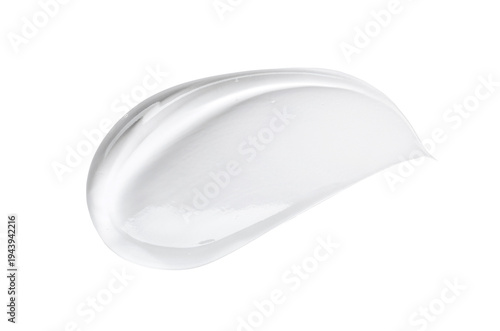 Photos smear cream gel texture on transparent background