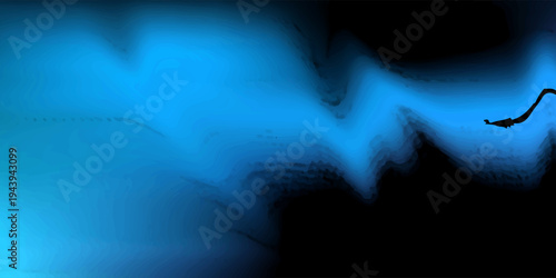 Color gradient lights on black background, abstract blue and red grain gradation texture, abstract background vector