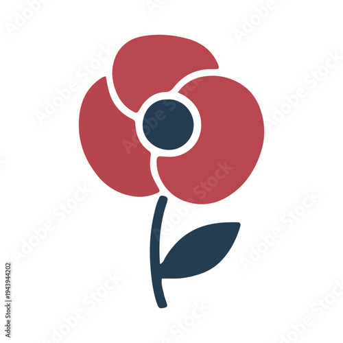 Remembrance Poppy Icon