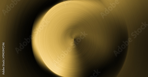 Luxury gold metal texture with a circular (radial) pattern and soft glow. Perfect for business presentation backgrounds, technology product websites, luxury catalog covers, or premium product 
