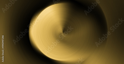 Luxury gold metal texture with a circular (radial) pattern and soft glow. Perfect for business presentation backgrounds, technology product websites, luxury catalog covers, or premium product 