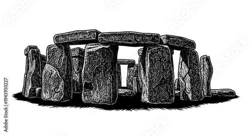 Stonehenge ancient monument stone structure.