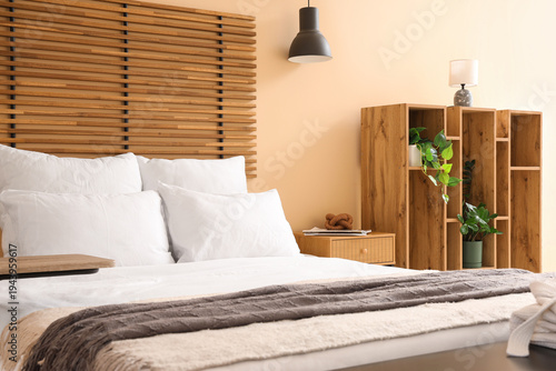 Interior of stylish hotel r...