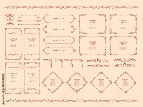 アンティーク　ビンテージ　フレーム飾り枠