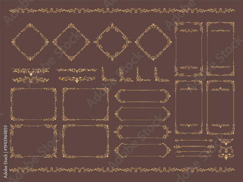 アンティーク　ビンテージ　フレーム飾り枠