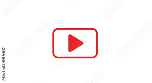 Play Button Icon: A play button stands out boldly, inviting viewers to click and immerse themselves in an engaging video experience.