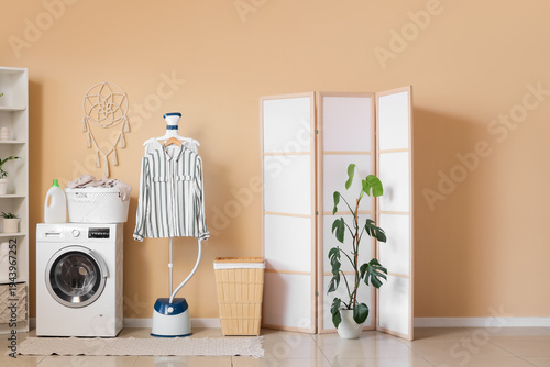 Interior of laundry room wi...