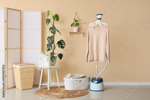 Interior of room with foldi...