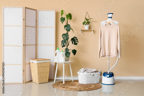 Interior of room with foldi...