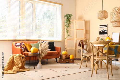 Interior of living room wit...