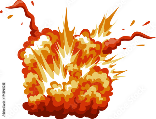 Explosion Fire Blast Energy.