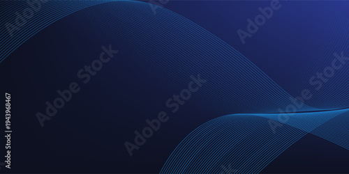 Amazing Dynamic and abstract digital design with flowing blue waves over a dark background, smooth and curved lines, and a dotted pattern that creates a sense of movement and energy.