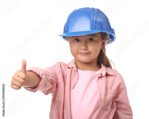 Cute little happy builder s...