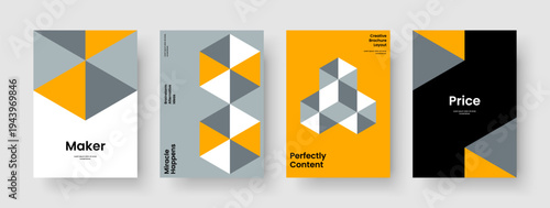 Isolated Brochure Layout. Modern Flyer Design. Geometric Report Template. Poster. Business Presentation. Banner. Book Cover. Background. Handbill. Pamphlet. Journal. Magazine. Leaflet. Advertising