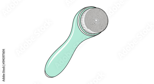 Facial Cleansing Brush Device for Skincare Routine.