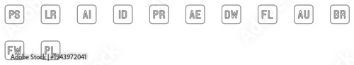Adobe Products Icon Set