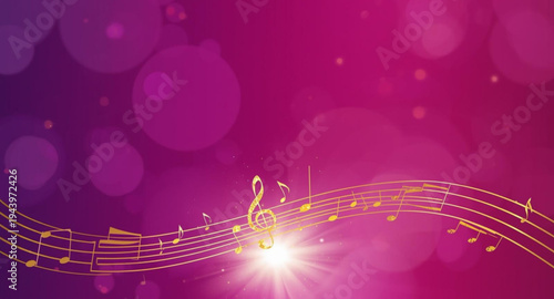 music notes background