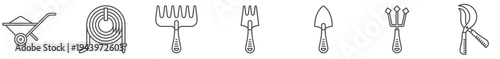 Garden Tools Icon Set
