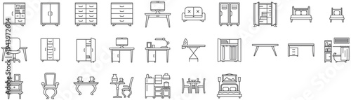 Furniture Icon Set