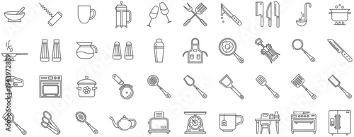 Kitchenware Icon Set